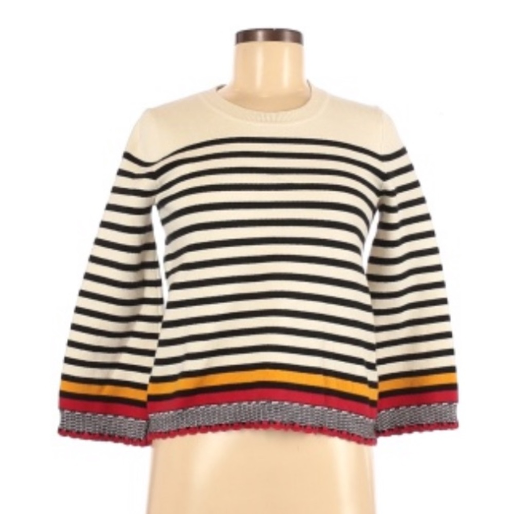 Striped Marled Reunited Sweater
